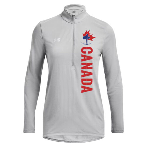UA Women's Canada Printed 1/4 Zip Thumbnail