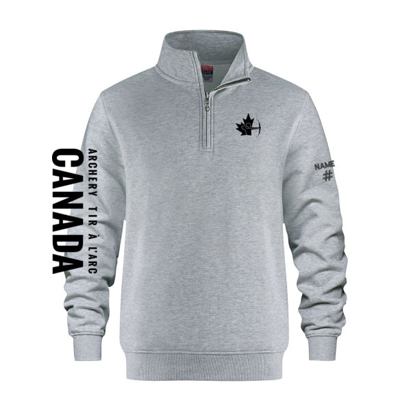 Flux Unisex Archer Canada Sleeve Printed 1/4 Zip Thumbnail