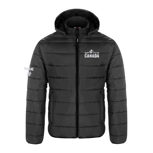 Glacial Youth Archery Canada Emblem Embroidered Puffy Jacket Thumbnail