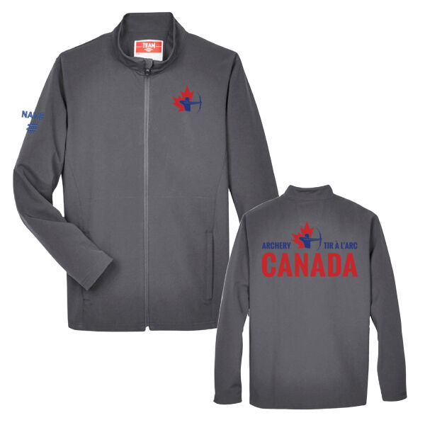 Team 365 Men's Archer Canada Printed Soft Shell Jacket Thumbnail